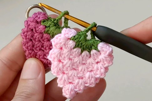 Pine Christmas Decorations Strawberry Pattern