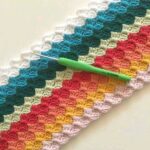 Slanted Shell Throw Blanket