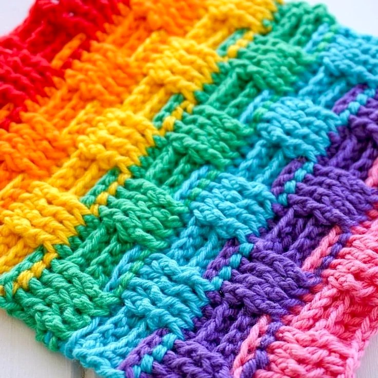 Basket Weave Crochet Stitch Tutorial