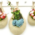 Crochet Hanging Basket Set