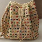 Beaded Crochet Handbag