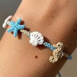 Beach-Inspired Crochet Bracelet
