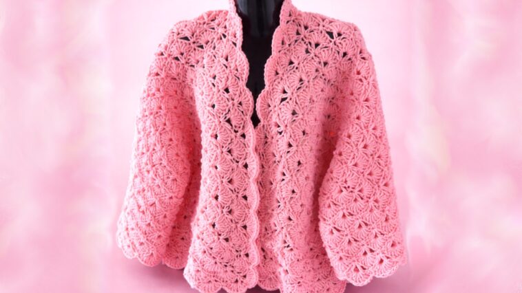 Shell Hexagon Cardigan