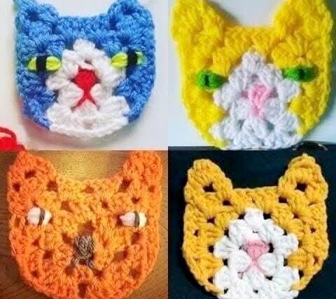 Granny Square Cat Pattern