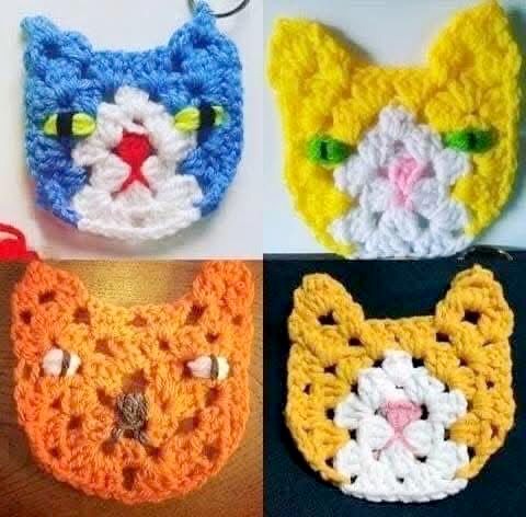 Granny Square Cat Pattern