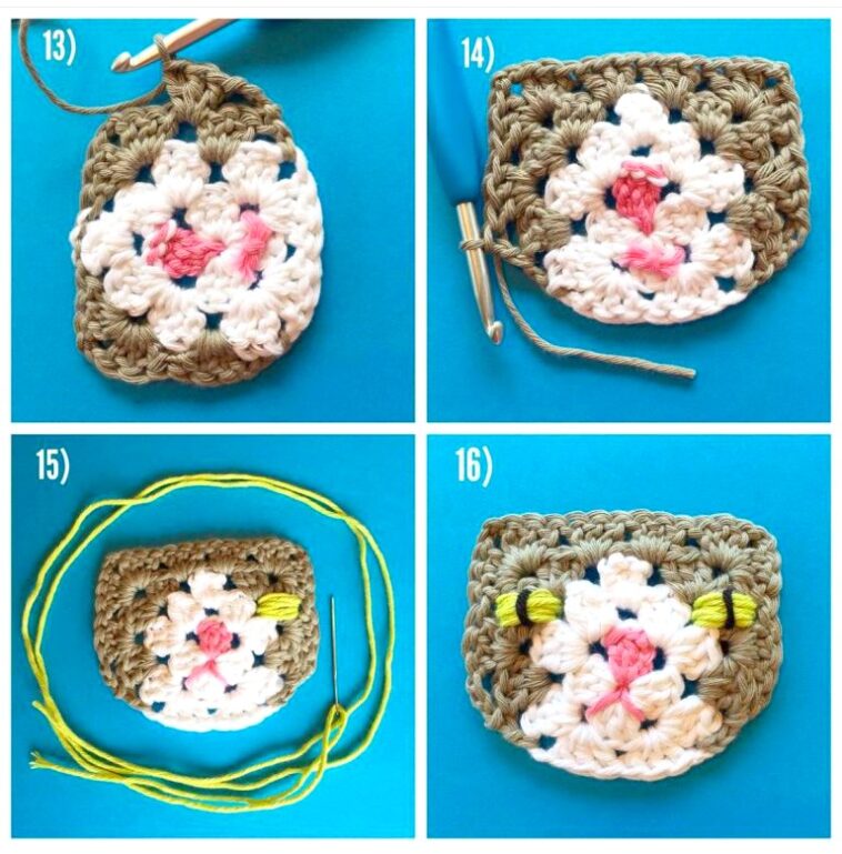 Granny Square Cat Pattern - Crochet Easy