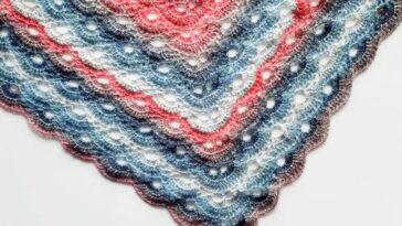 Virus Shawl Crochet Free Pattern