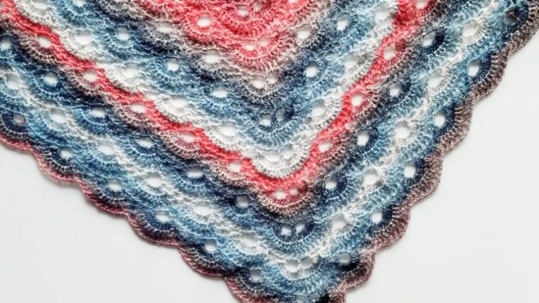 Virus Shawl Crochet Free Pattern