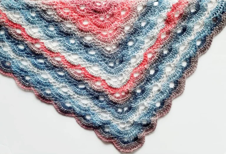 Virus Shawl Crochet Free Pattern