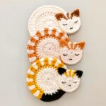 Crochet Kitten Coaster Tutorial