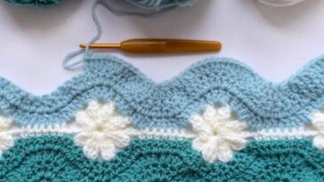 Daisy Chain Blanket Crochet Free Pattern