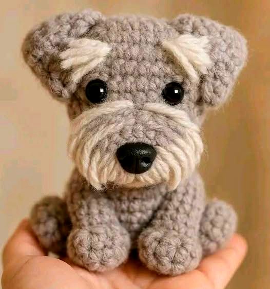 Crochet Schnauzer Amigurumi